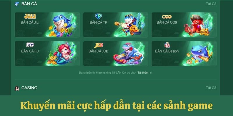 Khuyến mãi Nn88 cực hấp dẫn tại các sảnh game